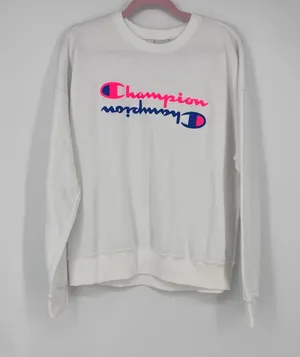Champion Crew Sweater Womens Size Large thumbnail 1