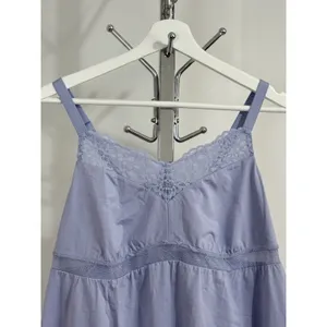 UNDERSTANCE Womens Size S Blue Lavender Lace Trimmed Chemise Sleepwear Nightgown thumbnail 6