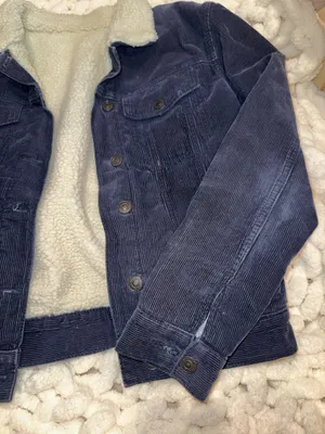 Navy Blue Fleece Jacket  thumbnail 2