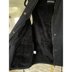 Zenana Outfitters Hooded Vest Black Utility Sherpa‎ Lined Streetwear Layers Boho thumbnail 7