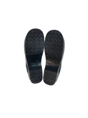 -Dansko Black Patent Leather Comfort Clog Shoes Womens 10.5-11 Nurse Professiona thumbnail 9