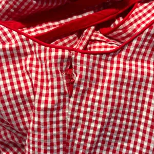 Rachel Zoe Dress Maxi Red Gingham Plaid Seersucker Milkmaid Cottagecore Picnic 6 thumbnail 7