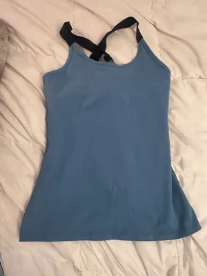 Beyond Yoga turquoise blue athletic tank top thumbnail 7