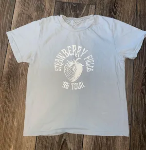 Light Blue Brandy Melville Tee thumbnail 1
