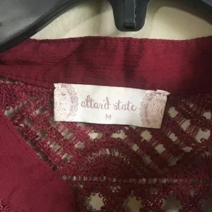 Altar'd State medium burgundy dress‎ thumbnail 4