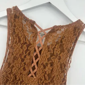 American Eagle Outfitters Boho Lace Tank Top Size XS Fairy Festival Sheer thumbnail 5