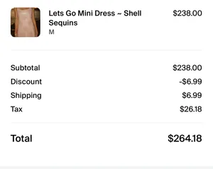 Show Me Your Mumu shell sequin mini dress! 🐚💗 thumbnail 3