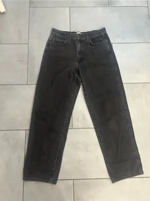 Aritzia Sunday Best Jupiter High-Rise Denim Jeans - Washed Black Stone thumbnail 2