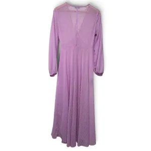 Express x Rocky Barnes Lilac Swiss Dot Sheer Kimono Dress XS thumbnail 3