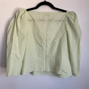 NEW Vince Draped Square Neck Top in Honeydew‎ thumbnail 5
