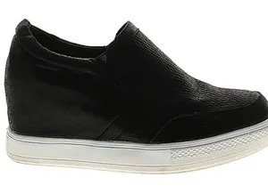 Wanted by Fashion Footwear size 7.5 Trendy Wedge Slip On Sneakers thumbnail 1