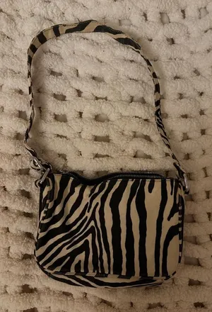 Brandy Melville Women's Zebra Bag thumbnail 1