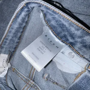 RISEN Women's Light Wash Flared Jeans Blue Stretch Mid Rise RDP5120 thumbnail 2