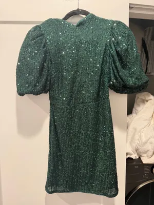 Camila Coelho Cassie Green Sequin Mini Dress thumbnail 4