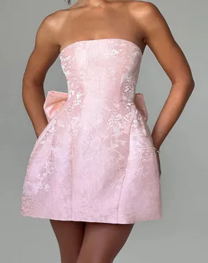 Elenora Mini Dress - Blush thumbnail 1