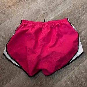 Nike Dri Fit Shorts Norts Pink White Medium thumbnail 2
