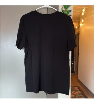 Maison Labiche Poitou Tshirt French Touch Color Black Size Medium Slight V Neck thumbnail 5