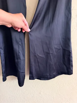 12th Tribe Black Dress Pants - Straight Leg Tailored Style thumbnail 6