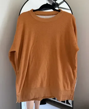 Aerie Rust Orange Crewneck Sweater thumbnail 1