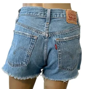 Levi's 501 25 button fly jean shorts distressed cut offs SH2 3569 thumbnail 10