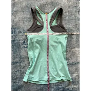 Lululemon Inspiration Tank Toothpaste Mint Green / Heathered Slate Gray 4 thumbnail 4