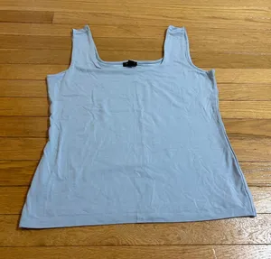 Ann Taylor Light Blue Scoop Neck Tank thumbnail 1