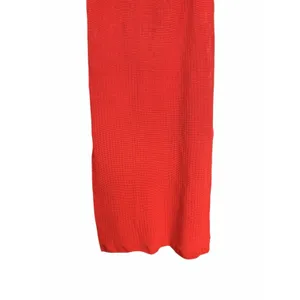 Solid & Striped x Sloane Stephens Sz S Red Bailey Dress Knit Cutout Midi Beach thumbnail 4