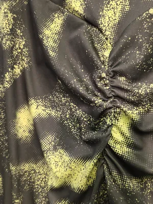 {L} Gymshark Gs Power Regular Legging Moss Green Neon Yellow thumbnail 9