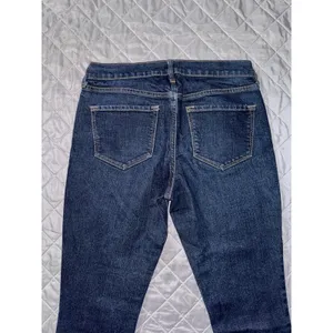 Old Navy Women's‎ Dark Wash Mid Rise Blue Denim Size 6 NWT thumbnail 6