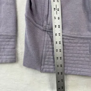 Lululemon‎ Radiance Jacket Purple Full Zip Funnel Neck Quilted Fleece Womens 10 thumbnail 4