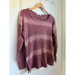 We The Free Free People Sunset Tee in‎ Chocolate Merlot Size XS Lagen Look Boho thumbnail 6