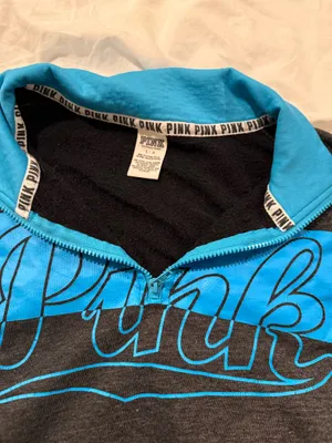 PINK quarter zip thumbnail 2