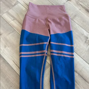 Alo Yoga Women's High Waist Tech Lift Airbrush Legging Rosewater Marathon Sz XS thumbnail 3