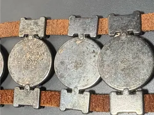 Vintage Western Leather Concho Belt thumbnail 8