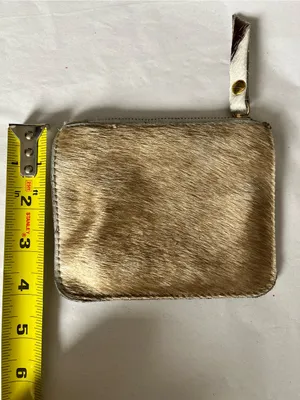 Haircalf Zip Wallet in Light Brown used thumbnail 5