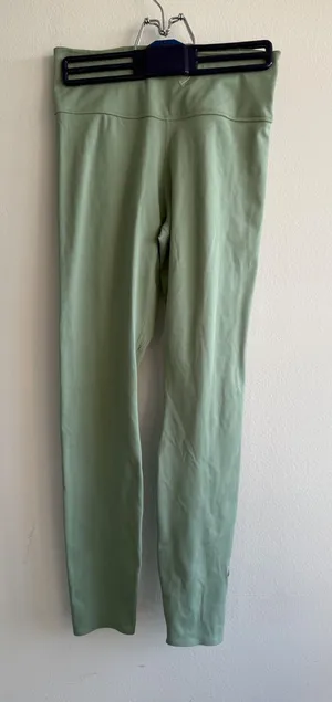 Nike Dri-FIT One‎ Women High Waisted Leggings Sage Green BQ9994-357 Small thumbnail 1