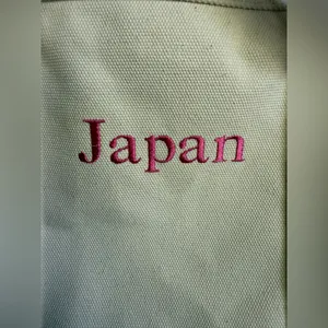 2013 Lands’ End Boat‎ Tote Canvas Bag Medium Japan Embroidery Organizer Carryall thumbnail 4