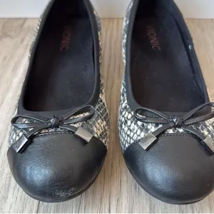 Vionic Minna Snakeskin Leather Ballet Flat thumbnail 5