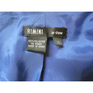 Vintage Rimini Dress Set M Royal Blue Beaded Jacket Sheath‎ Formal Cocktail 2Pc thumbnail 9
