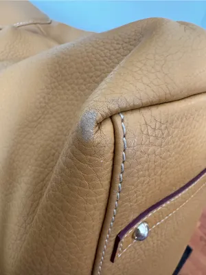 Dooney & Bourke Camel Tan Saddle Pebble Leather LOGO LOCK Hobo Shoulder Bag thumbnail 13