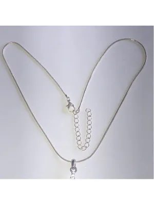 Silver Tone CZ Rhinestone Starfish Boho Pendant Necklace thumbnail 5