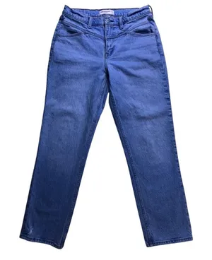 Abercrombie & Fitch‎ 90s Straight Jeans Womens 27/4S Light wash Curve Love thumbnail 1