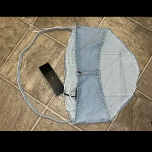 LIONESS Denim corset Top thumbnail 4