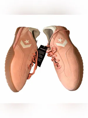 NEW Converse Pink Run Star Low Trainers Suede Lace Up M-8 W-9.5 thumbnail 10