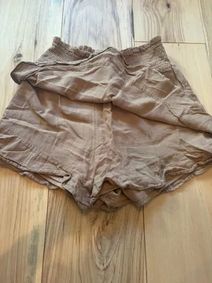 Brown Ruffle Layered Smocked Skort Size XS thumbnail 2