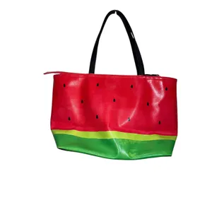 Kate Spade Splash Out Francis Tote Watermelon Novelty Bag‎ Rare Zip Top thumbnail 2