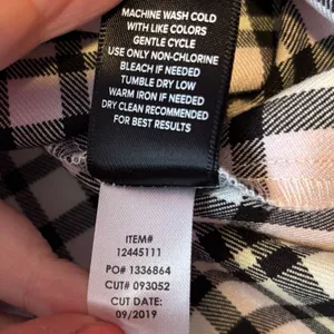 Torrid Jacket Women’s Size 2 2X Pink Plaid Flannel Hooded Anorak Snaps Spring thumbnail 11