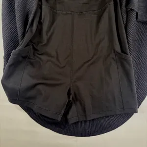 All in Motion Black Pleated Active Dress‎ V-Neck Built-in Shorts Pockets Small thumbnail 4