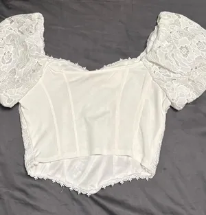 Buckle Lace Top White thumbnail 2