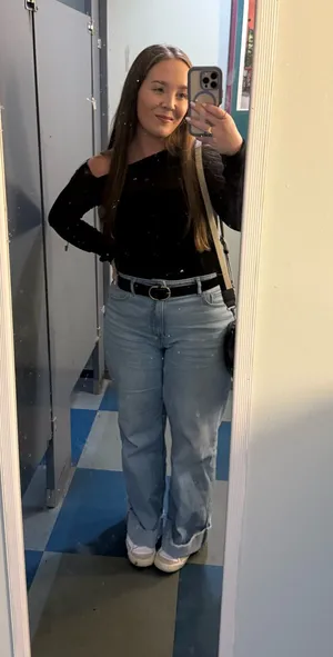 Sheer top Black Size L thumbnail 1